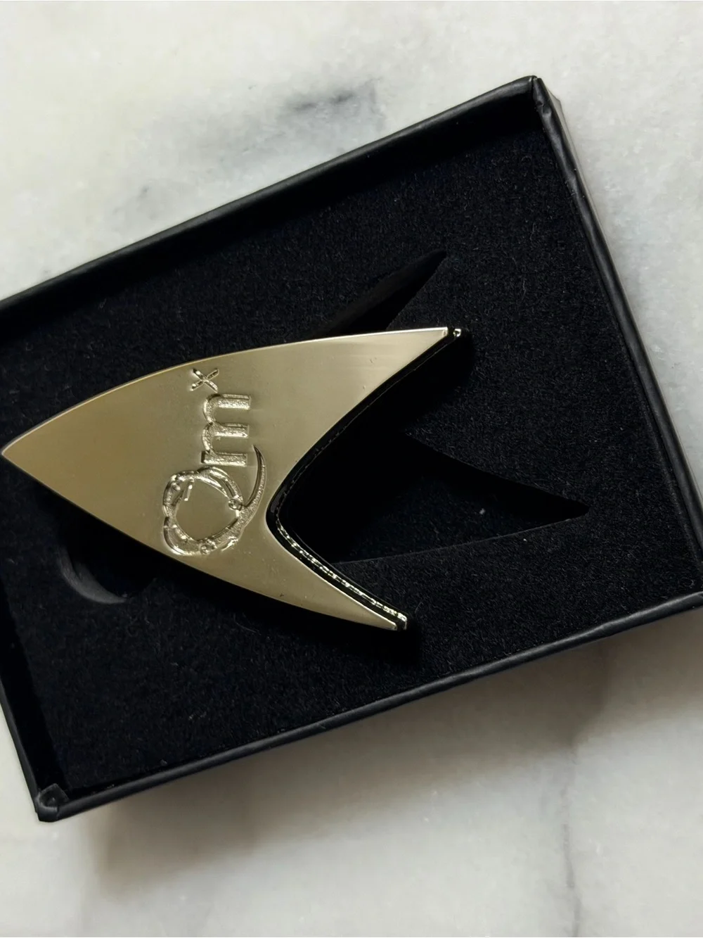 MAC Cosmetics Silver Star Trek 50th Anniversary Magnetic Lapel Pin
